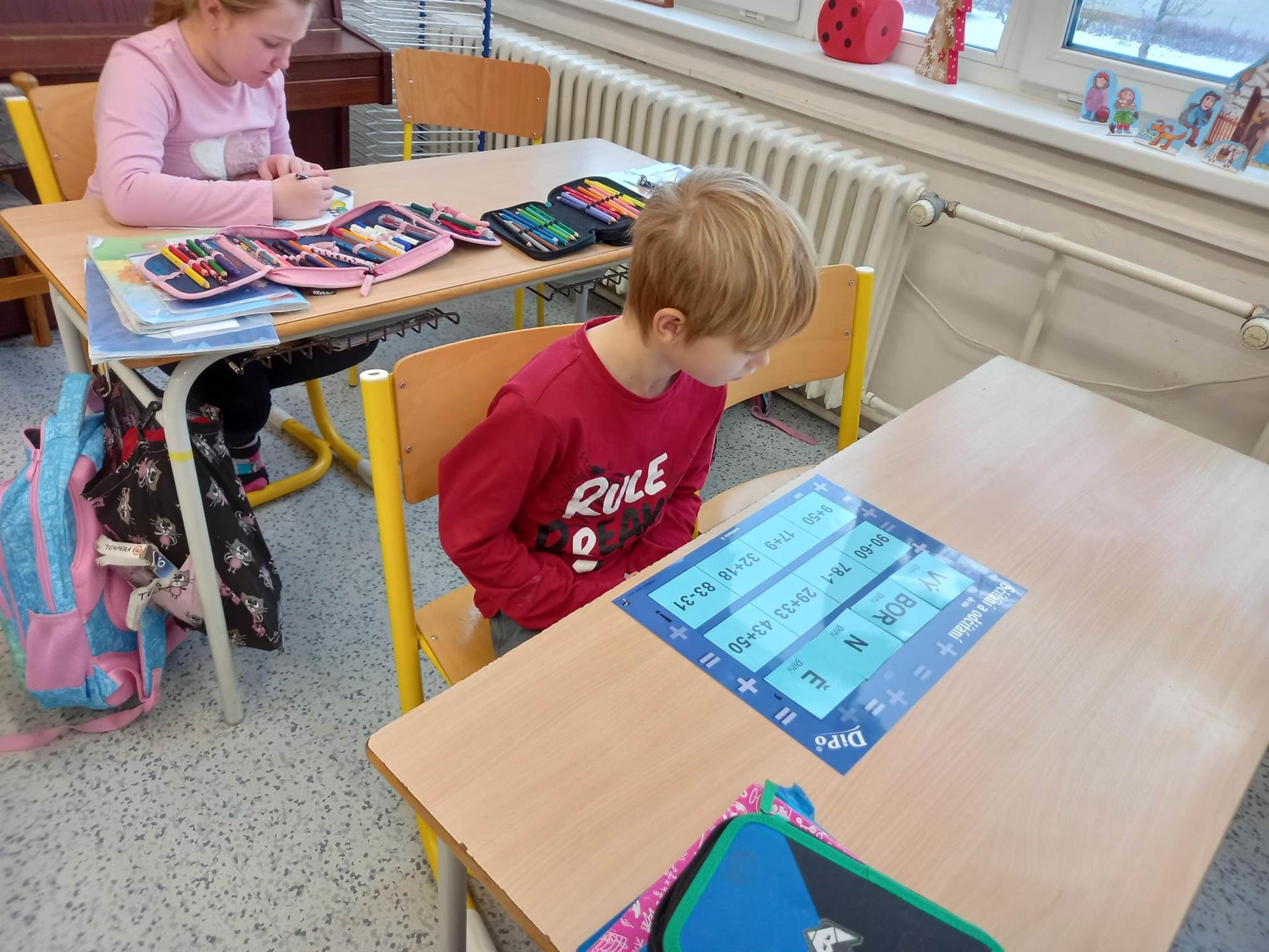 Sčítání a odčítání do 100 s tajenkou